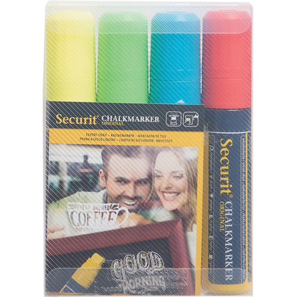 Securit Kreidemarker ORIGINAL LARGE, 4er Etui