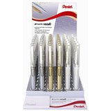 Pentel gel-tintenroller K230, gold, silber, wei, Display