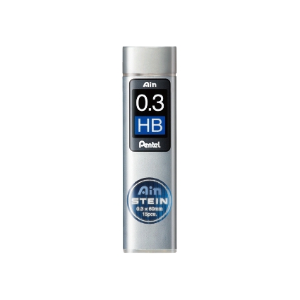 Pentel Druckbleistift-Feinmine AIN STEIN C273, Hrtegrad: HB