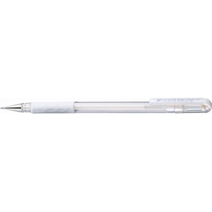 Pentel Gel-Tintenroller Hybrid Gel Grip K118L, wei