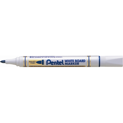 Pentel Whiteboard-Marker MW85, Rundspitze, blau