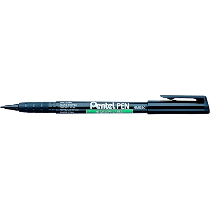 Pentel Permanent-Marker GREEN-LABEL NMS50, schwarz