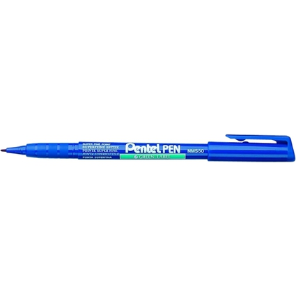 Pentel Permanent-Marker GREEN-LABEL NMS50, blau