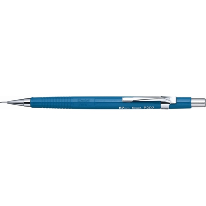Pentel Druckbleistift P207, blau, Minenstrke: 0,7 mm