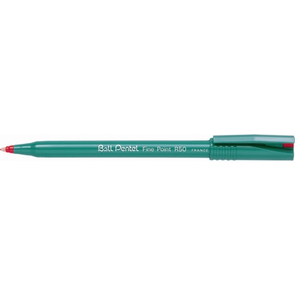 Pentel Tintenroller Ball Pentel R50, rot - Recycology