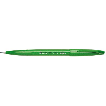 PentelArts Faserschreiber Brush Sign Pen, grn