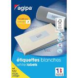 agipa Universal-Etiketten, 63,5 x 46,6 mm, wei