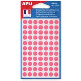 APLI Markierungspunkte, Durchmesser: 8 mm, rund, rosa