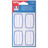 agipa Buchetiketten, wei/blau, 33 x 53 mm, liniert