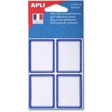 agipa Buchetiketten, blau, 38 x 50 mm, blanko