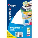 agipa Universal-Etiketten, 16 x 22 mm, wei