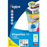 agipa Universal-Etiketten, 19,3 x 32 mm, wei