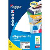 agipa Universal-Etiketten, 80 x 45 mm, wei