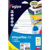 agipa etiquettes "expditeur/destinataire", 64 x 133 mm