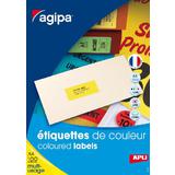 APLI Adress-Etiketten, 210 x 297 mm, gelb