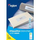 agipa universal-etiketten - Kleinpackung, 50 x 20 mm, wei