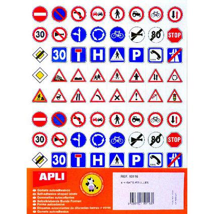 APLI kids Sticker "Verkehrsgesetze"