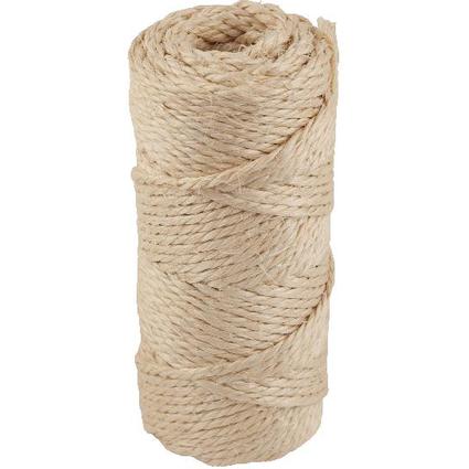 APLI Sisal-Kordel, aus Naturfaser, Lnge: 100 m