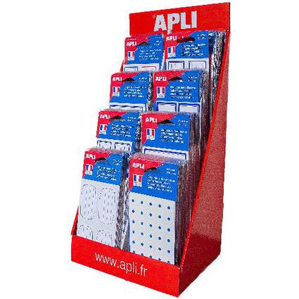 agipa Sortiment Buchetiketten, im Display
