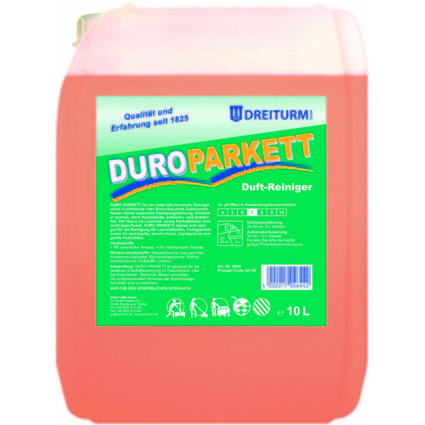 DREITURM Parkett-/Laminatreiniger DURO PARKETT, 10 Liter