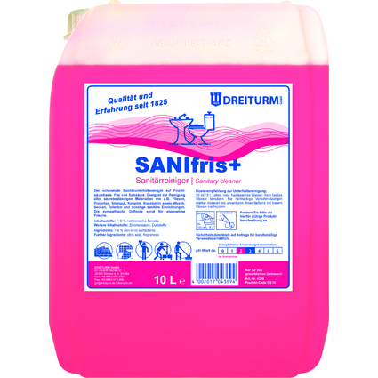 DREITURM Sanitrreiniger SANIFRIS+, 10 Liter