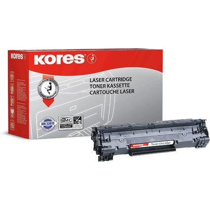 Kores Toner G1211RB ersetz hp CB436A, schwarz