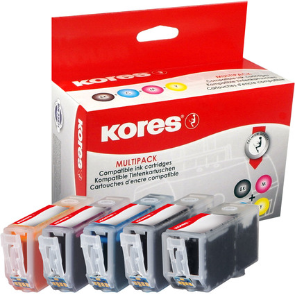 Kores Multi-Pack Tinte G1513KIT ersetzt Canon PGI-525BK/