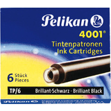 Pelikan tintenpatronen 4001 TP/6, brillant-schwarz