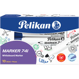 Pelikan whiteboard-marker 741, Rundspitze, blau
