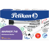 Pelikan whiteboard-marker 741, Rundspitze, schwarz