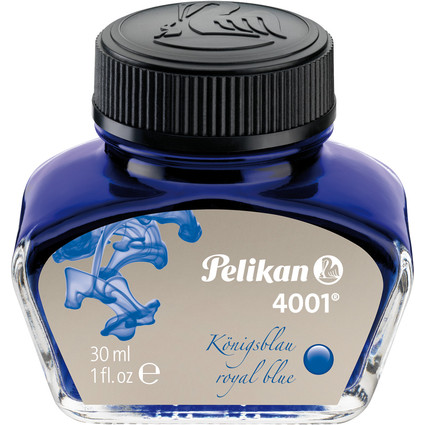 Pelikan Tinte 4001 im Glas, knigsblau, Inhalt: 30 ml