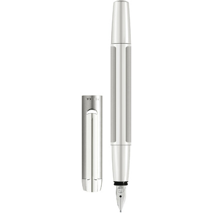 Pelikan Fllhalter "PURA", silber, Federbreite: B