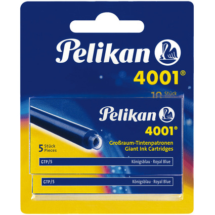 Pelikan Groraum-Tintenpatronen 4001 GTP/5/2/B, knigsblau