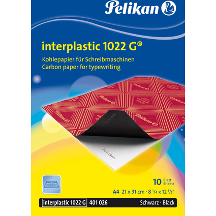 Pelikan Kohlepapier interplastic 1022 G, DIN A4, 10 Blatt