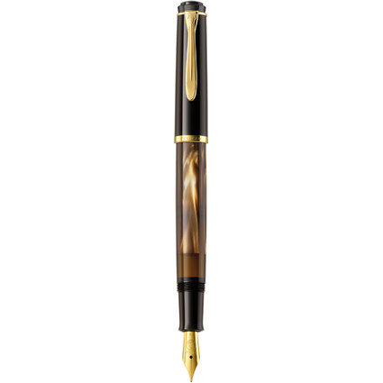 Pelikan Fllhalter M 200, braun marmoriert, Federbreite: B