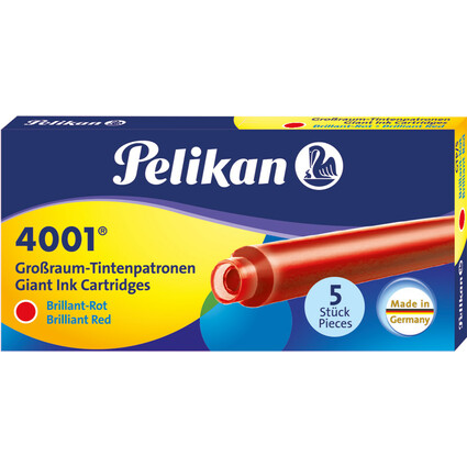 Pelikan Groraum-Tintenpatronen 4001 GTP/5, rot