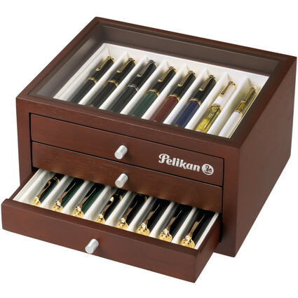 Pelikan Sammler-Schatulle, fr 24 Schreibgerte, nubaum