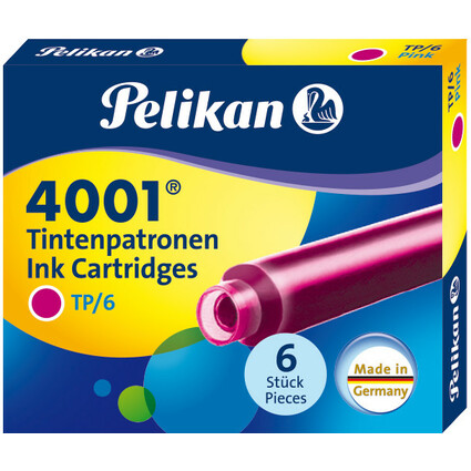 Pelikan Tintenpatronen 4001 TP/6, pink