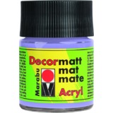Marabu acrylfarbe "Decormatt", lavendel, 50 ml, im Glas