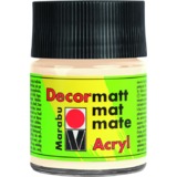 Marabu acrylfarbe "Decormatt", elfenbein, 50 ml, im Glas