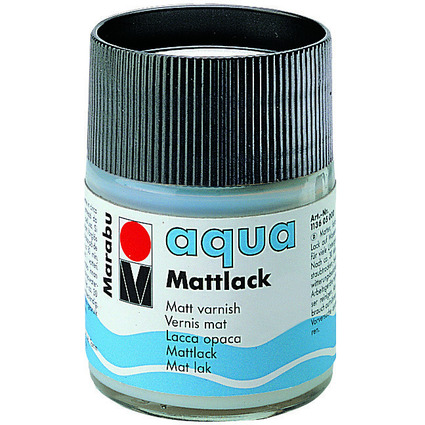 Marabu Mattlack Aqua, matt, 50 ml, im Glas