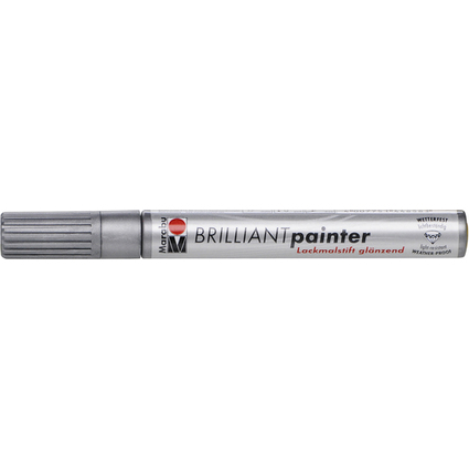 Marabu Lackmarker "Brilliant Painter", silber