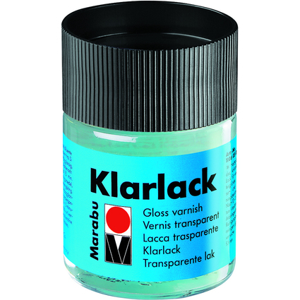 Marabu Klarlack, hochglnzend, 50 ml, im Glas