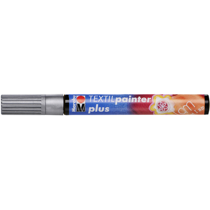 Marabu Textilmarker "Textil Painter Plus", metallic-silber