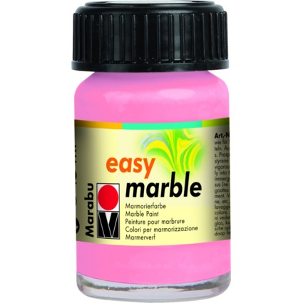 Marabu Marmorierfarbe "Easy Marble", rosa, 15 ml, im Glas