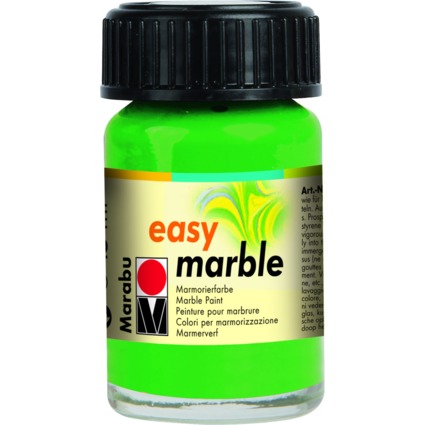 Marabu Marmorierfarbe "Easy Marble", hellgrn, 15 ml, Glas