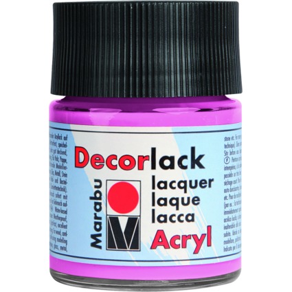 Marabu Acryllack "Decorlack", pink, 50 ml, im Glas