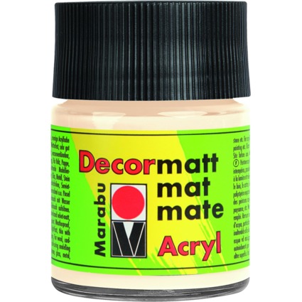 Marabu Acrylfarbe "Decormatt", elfenbein, 50 ml, im Glas