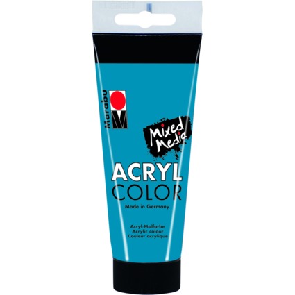 Marabu Acrylfarbe "AcrylColor", cyanblau, 100 ml