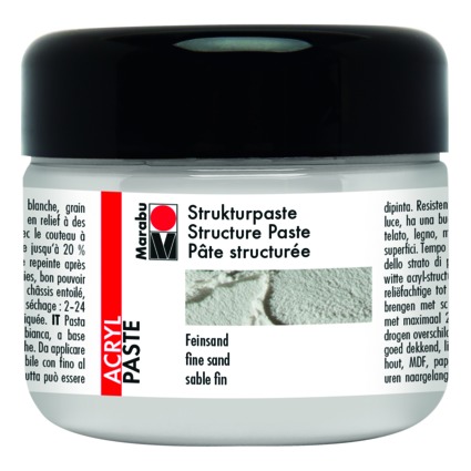 Marabu Acryl-Strukturpaste, 225 ml, feinsand